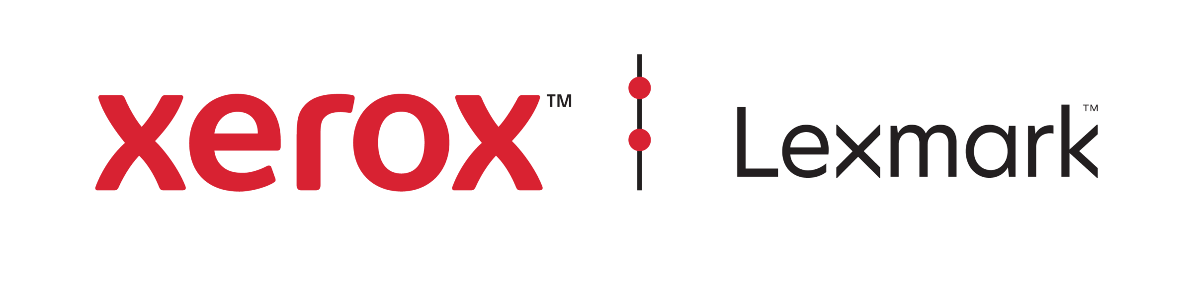 Xerox and Lexmark logos for business printing solution